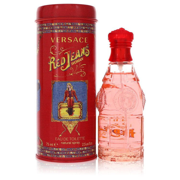 Red Jeans by Versace Eau De Toilette Spray 2.5 oz for Women