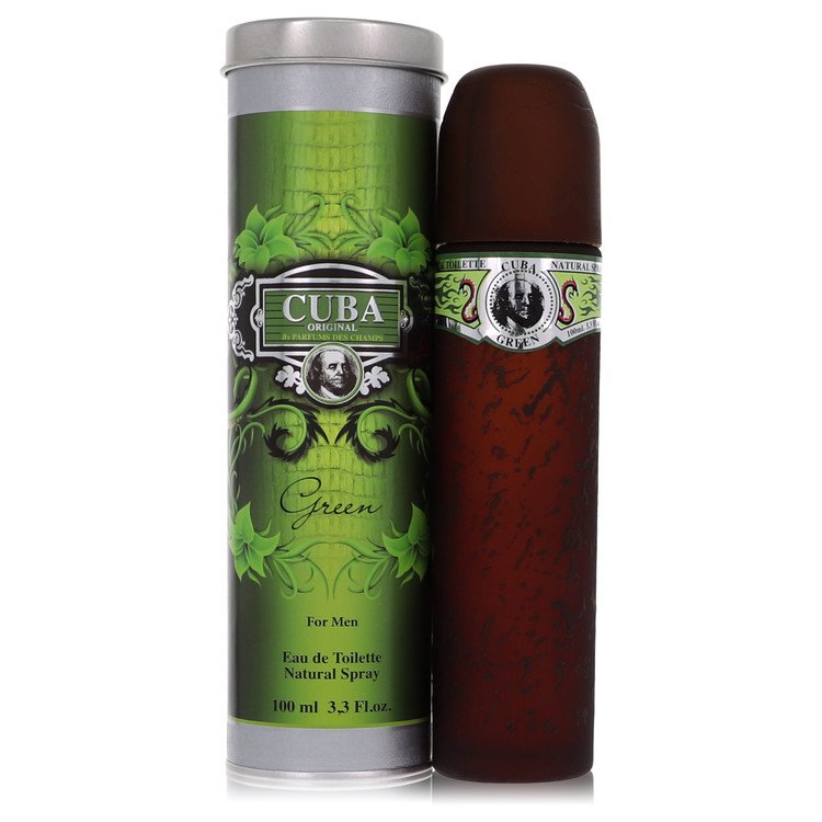 Cuba Green by Fragluxe Eau De Toilette Spray 3.4 oz for Men