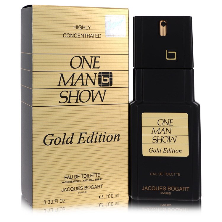 One Man Show Gold by Jacques Bogart Eau De Toilette Spray 3.3 oz for Men