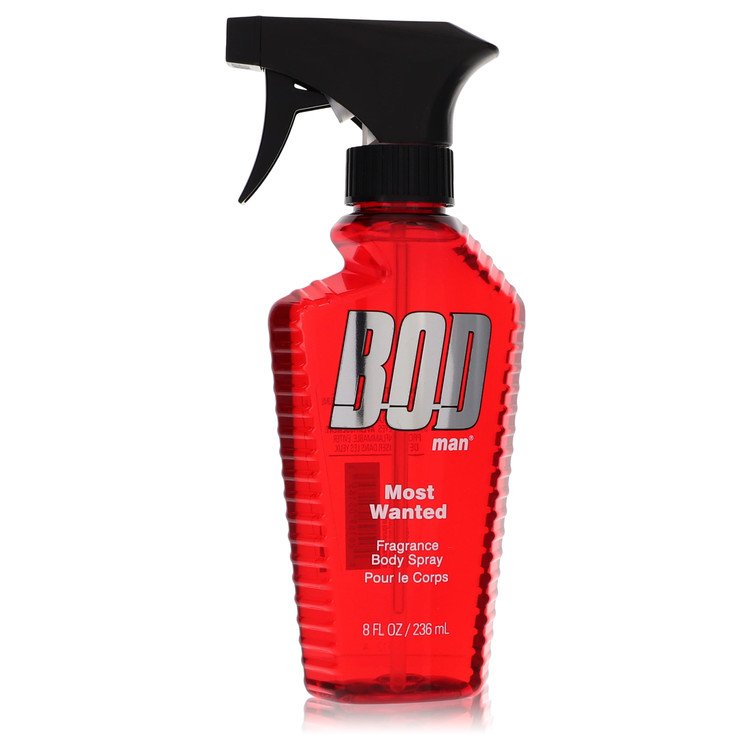 Bod Man Most Wanted by Parfums De Coeur Fragrance Body Spray 8 oz for Men