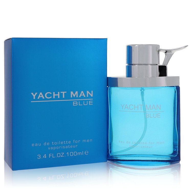 Yacht Man Blue by Myrurgia Eau De Toilette Spray 3.4 oz for Men