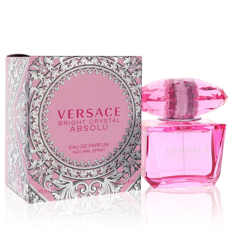 Bright Crystal Absolu by Versace Eau De Parfum Spray 3 oz for Women