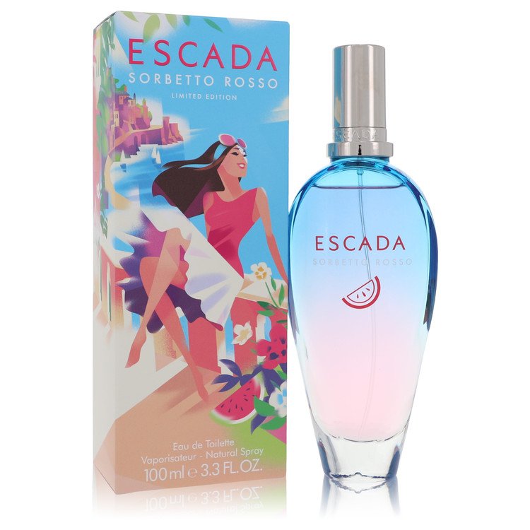 Escada Sorbetto Rosso by Escada Eau De Toilette Spray 3.3 oz for Women