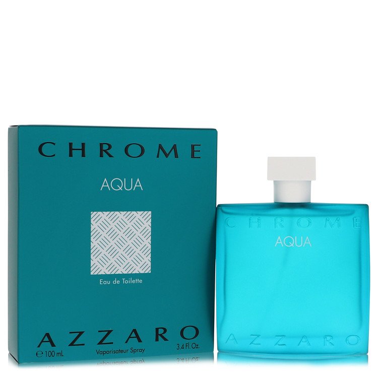 Chrome Aqua by Azzaro Eau De Toilette Spray 3.4 oz for Men