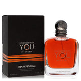 Stronger With You Intensely by Giorgio Armani Eau De Parfum Spray 3.4 oz  for Men