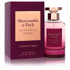 Abercrombie & Fitch Authentic Night by Abercrombie & Fitch Eau De Parfum Spray 3.4 oz for Women