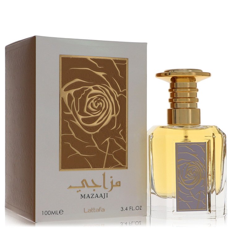 Lattafa Mazaaji by Lattafa Eau De Parfum Spray (Unisex) 3.4 oz for Women