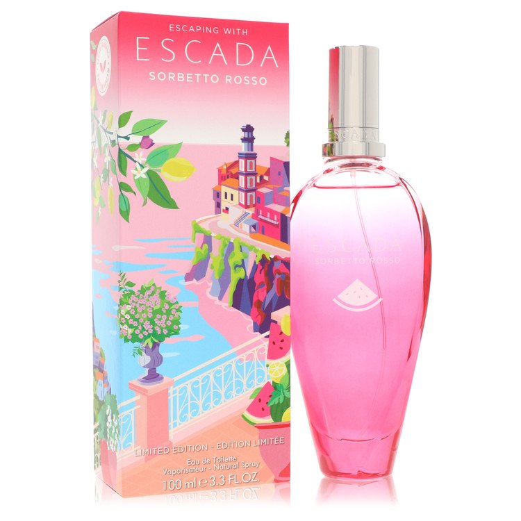 Escada Sorbetto Rosso by Escada Eau De Toilette Spray (Limited Edition) 3.3 oz for Women