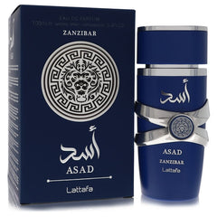 Lattafa Asad Zanzibar by Lattafa Eau De Parfum Spray 3.4 oz for Men