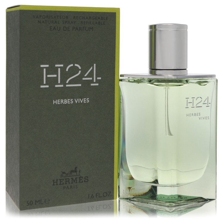 Hermes H24 Herbes Vives by Hermes Eau De Parfum Refillable Spray 1.7 oz for Men