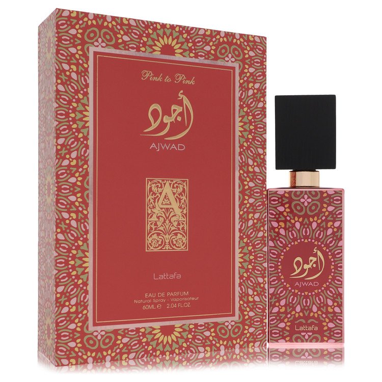 Lattafa Ajwad Pink to Pink by Lattafa Eau De Parfum Spray (Unisex) 2 oz for Women