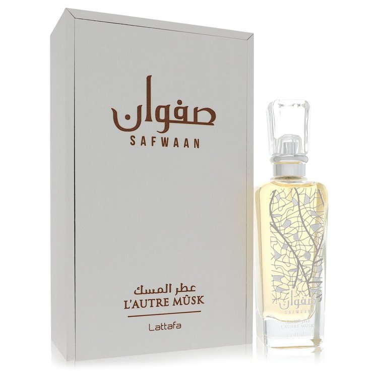 Lattafa Safwaan L'autre Musk by Lattafa Eau De Parfum Spray (Unisex) 3.4 oz for Women